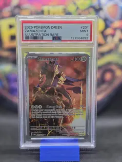 PSA 9 Zamazenta Destined Rivals Special Illustration Card 201/182 - Image 1