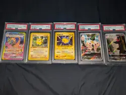 Pokemon TCG PSA Graded Japanese Foil Card Lot 13 Full Art/Illustration Rare - Image 2