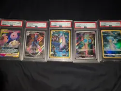 Pokemon TCG PSA Graded Japanese Foil Card Lot 13 Full Art/Illustration Rare - Image 3