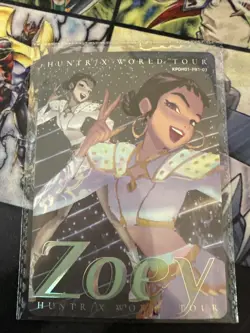 2026 Kayou KPop Demon Hunters Huntr/x PROMO CARD - ZOEY - Image 1