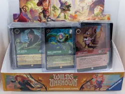 Disney Lorcana Wilds Unknown 280+ Bulk Card Lot (C,UC,R,SR,L,E) Foil & Non-Foil - Image 3