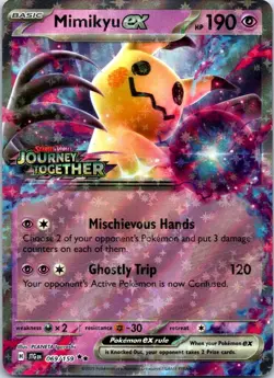 Mimikyu ex (Journey Together Stamped) Double Rare Miscellaneous Cards & Products - Image 1