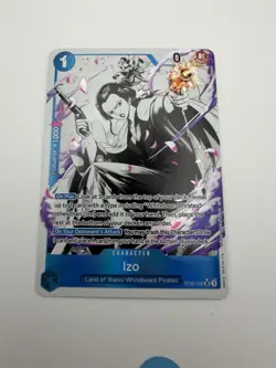 Bandai One Piece Card Game Izo ST22-002 Starter Deck 22 SR Alt Art Foil EN - Image 3