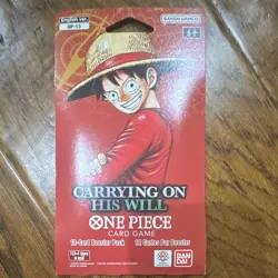 Bandai Namco One Piece Card Game OP-13 Carrying On His Will English 12 Cards 6+ - Image 2