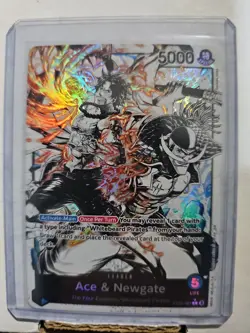 ST22-001 Ace & Newgate (Alt Art) LEADER ONE PIECE Card TCG English - Image 1