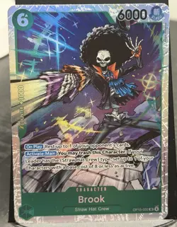Bandai One Piece Card Game OP15-032 Brook SR - Image 1