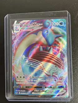 Lapras vmax Ultra Rare 50/202 Holographic Pokemon Card - Image 1