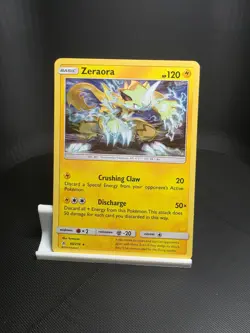 Pokemon- SM Unbroken Bonds- Zeraora 60/214 Cracked Ice Holo LP - Image 1