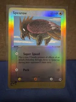 Pokemon TCG Spearow 81/100 Reverse Holo EX Sandstorm Near Mint Condition - Image 1