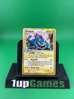 Pokemon TCG EX Dragon Frontiers Feraligatr 2/101 Holo English - Image 1
