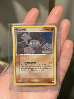 Pokemon 2006 Geodude Stamped Reverse Holo Legend Maker 53/92 NM - Image 1