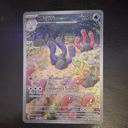 Pokemon Wugtrio SV: Paldean Fates Illustration Rare Holo 224/091 Stage 1 90 HP - Image 1