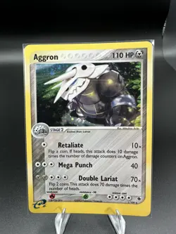 Pokemon Holo Aggron 1/109 Ruby and Sapphire Holo - Image 2