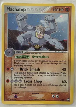 2007 Pokemon EX Power Keepers Machamp-Holo #11/108 - Image 1