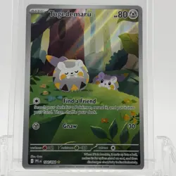 Pokemon TCG Phantasmal Flames Togedemaru #104/094 Illustration Rare NM - Image 1