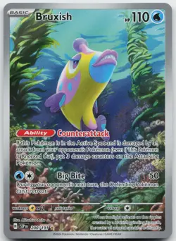 Bruxish 200/191 Illustration Rare Surging Sparks Pokemon Holo Near Mint - Image 1