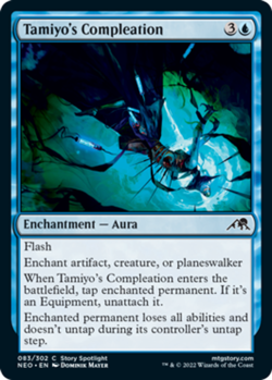 x1 Tamiyo's Compleation - Kamigawa: Neon Dynasty - NM - MTG - Image 1