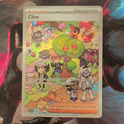The Pokemon Company Clive 236/091 SV: Paldean Fates SIR Holo English Trainer - Image 1