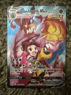 Urshifu VMAX TG19/TG30 Trainer Gallery Pokemon TCG Single Strike Nm - Image 1