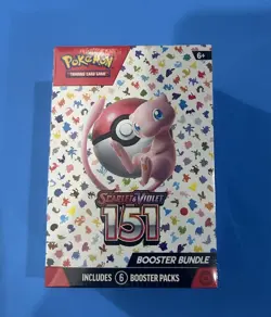Pokemon TCG Scarlet & Violet 151 Booster Bundle Sealed New (6 packs) - Image 1