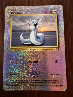 Dratini 72/110 Legendary Collection Reverse Holo Pokemon TCG Nintendo LP 2002 - Image 1