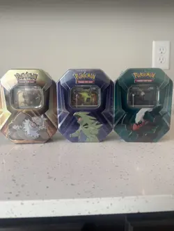 Pokemon TCG Triple Whammy Collector Tins (x3) - Darkrai - Slaking - Tyranitar - Image 1