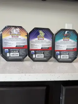 Pokemon TCG Triple Whammy Collector Tins (x3) - Darkrai - Slaking - Tyranitar - Image 3