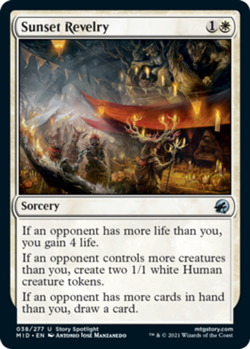 x1 Sunset Revelry - Innistrad: Midnight Hunt - NM - MTG - Image 1