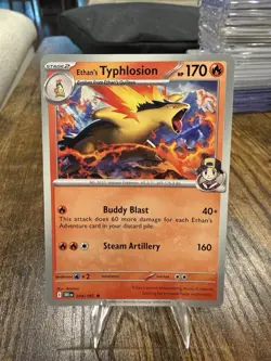 Pokemon Ethan's Typhlosion 034/182 | Destined Rivals |Non-Holo Rare | NM - Image 1