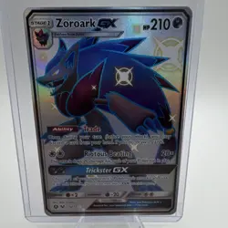 Shiny Zoroark GX 077A/073 Full Art Holo Promo 210 HP ENG TCG - Image 1