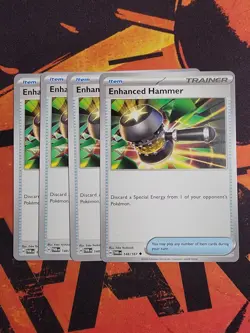 4x Pokemon TCG Enhanced Hammer Twilight Masquerade 148/167 Uncommon Playset - Image 1