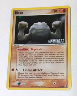 Pokemon Ditto (Geodude) EX Delta Species 62/113 Reverse Holo STAMPED 60 HP 2005 - Image 1