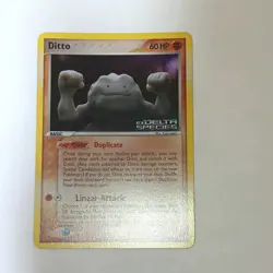 Pokemon Ditto (Geodude) EX Delta Species 62/113 Reverse Holo STAMPED 60 HP 2005 - Image 2