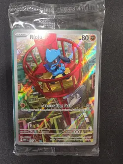 Riolu 010 Pokemon Mega Evolution Black Star Promo Sealed - Image 1