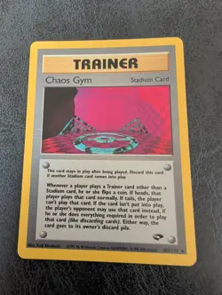 Pokemon TCG Chaos Gym 102/132 Gym Challenge Regular LP Vintage WOTC - Image 1