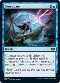 x1 Syncopate - Innistrad: Crimson Vow - NM - MTG - Image 1