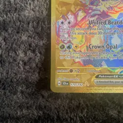 Pokemon Card Terapagos EX 173/142 Hyper Rare Stellar Crown Near Mint - Image 5