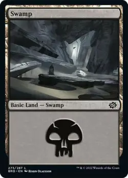x1 Swamp (273) - The Brothers' War - NM - MTG - Image 1