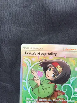 Pokemon Cards: Team Up Ultra Rare Full Art: Erika's Hospitality 174/181 - Image 2