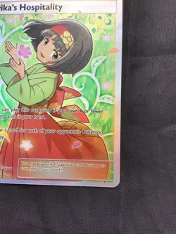 Pokemon Cards: Team Up Ultra Rare Full Art: Erika's Hospitality 174/181 - Image 4