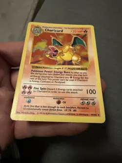 Pokemon TCG Charizard Base Set Holo Shadowless Rare Card 4/102 🔥🔥🔥 - Image 4
