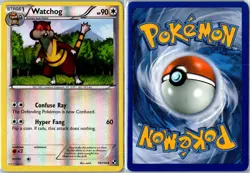 Pokemon Card - Watchog 79/114 Black & White Uncommon Reverse Holo Lightly Played - Image 3