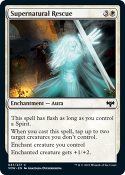 x1 Supernatural Rescue - Innistrad: Crimson Vow - NM - MTG - Image 1