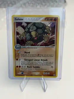 Golem 6/92 EX Legend Maker Holo Rare 2006 Pokemon Card - Image 1