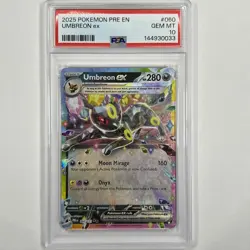 Umbreon EX 60/131 PSA 10 Gem Mint - Prismatic Evolutions - Image 1