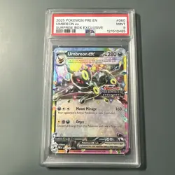 Pokemon Prismatic Evolutions Surprise Box Exclusive Umbreon ex 60/131 PSA MINT 9 - Image 1