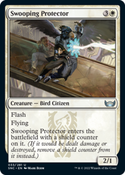 x1 Swooping Protector - Streets of New Capenna - NM - MTG - Image 1