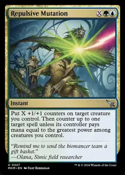 Repulsive Mutation [MKM] #227 NM MTG - Image 1