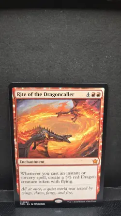 Rite of the Dragoncaller 92 Mythic Foundations Near Mint - Image 1