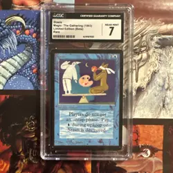 Beta Stasis MTG CGC Graded 7 Near Mint (4319187023) - Image 1